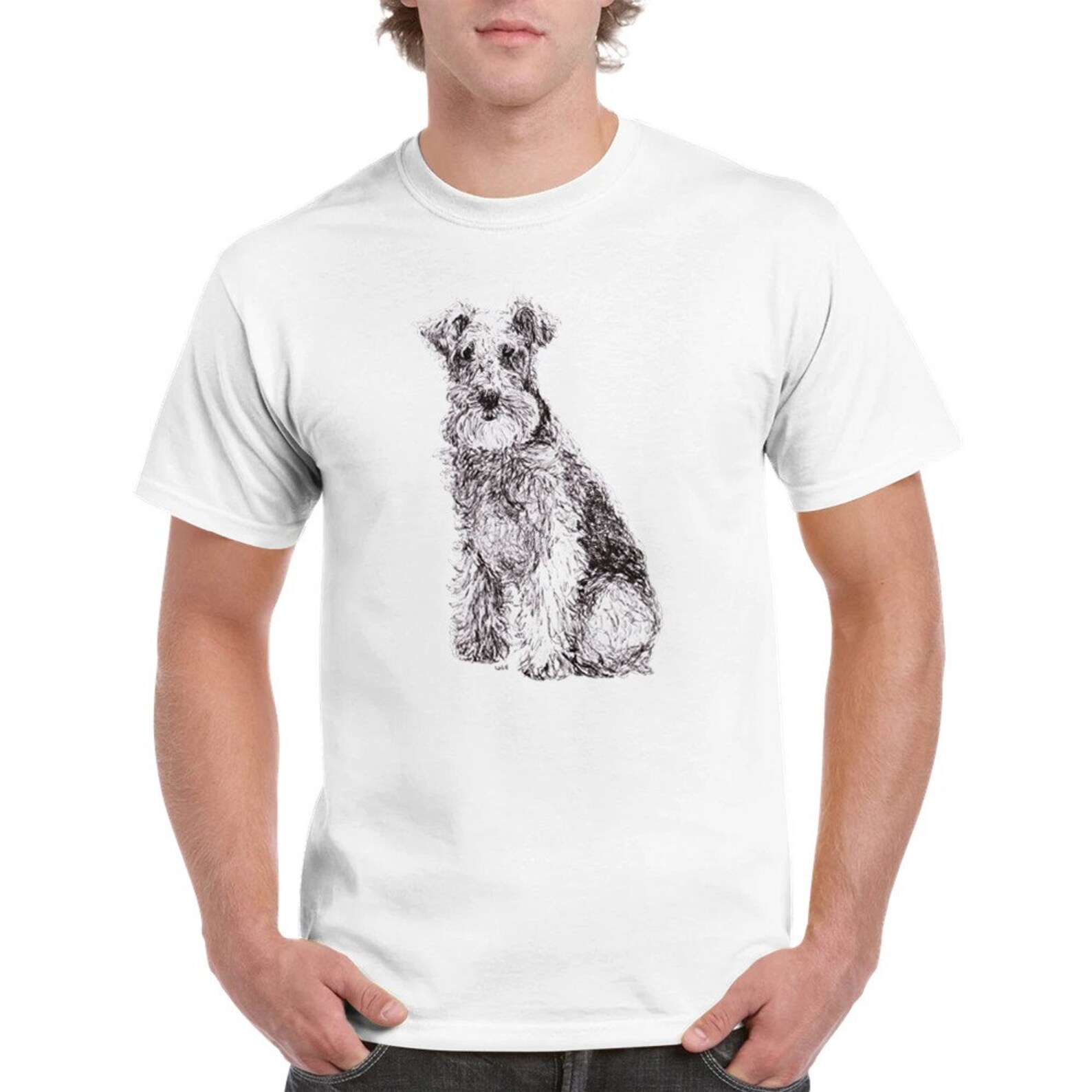 Lakeland Terrier t-shirt by Louisa Hill