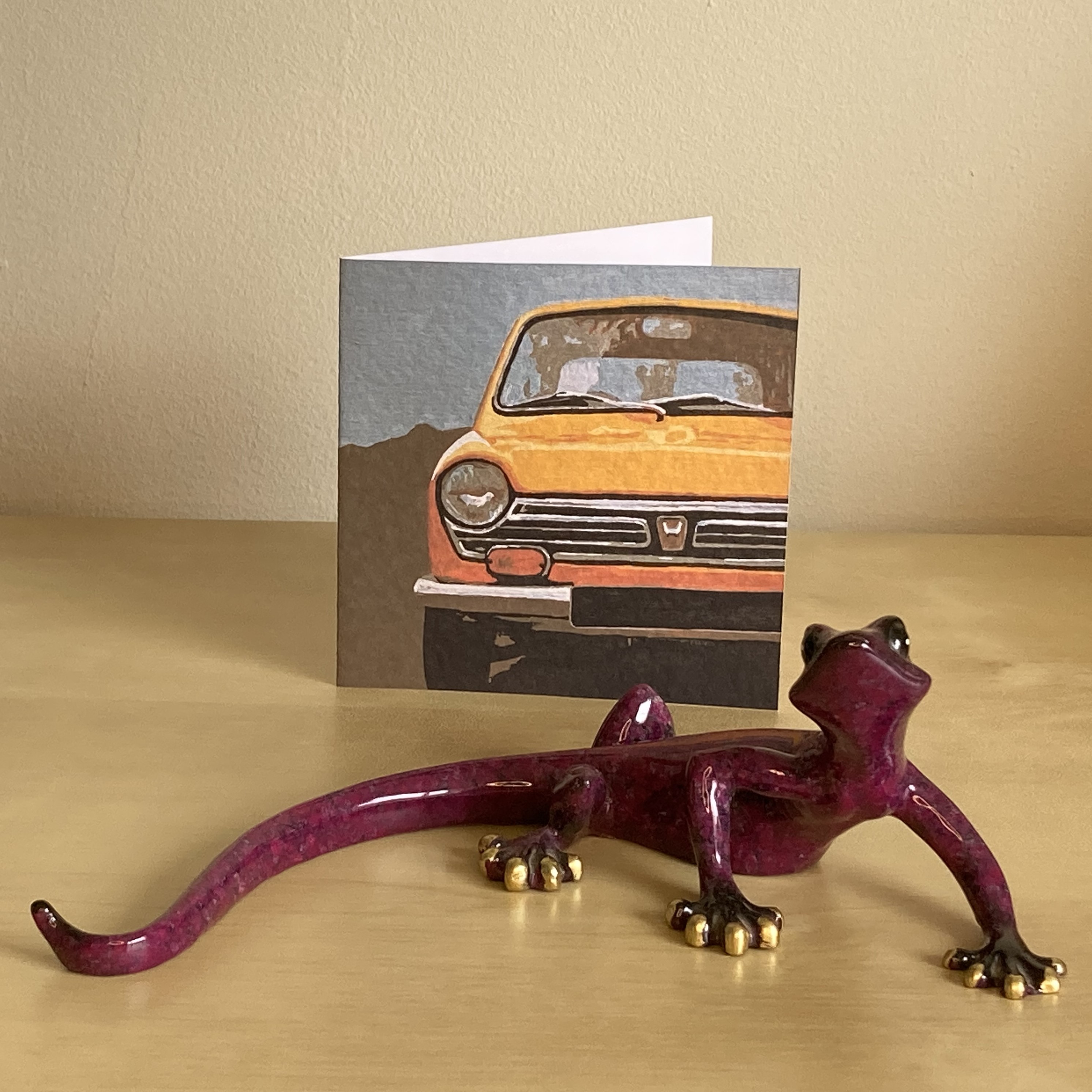 Honda greetings card from an acrylic painting by Louisa Hill