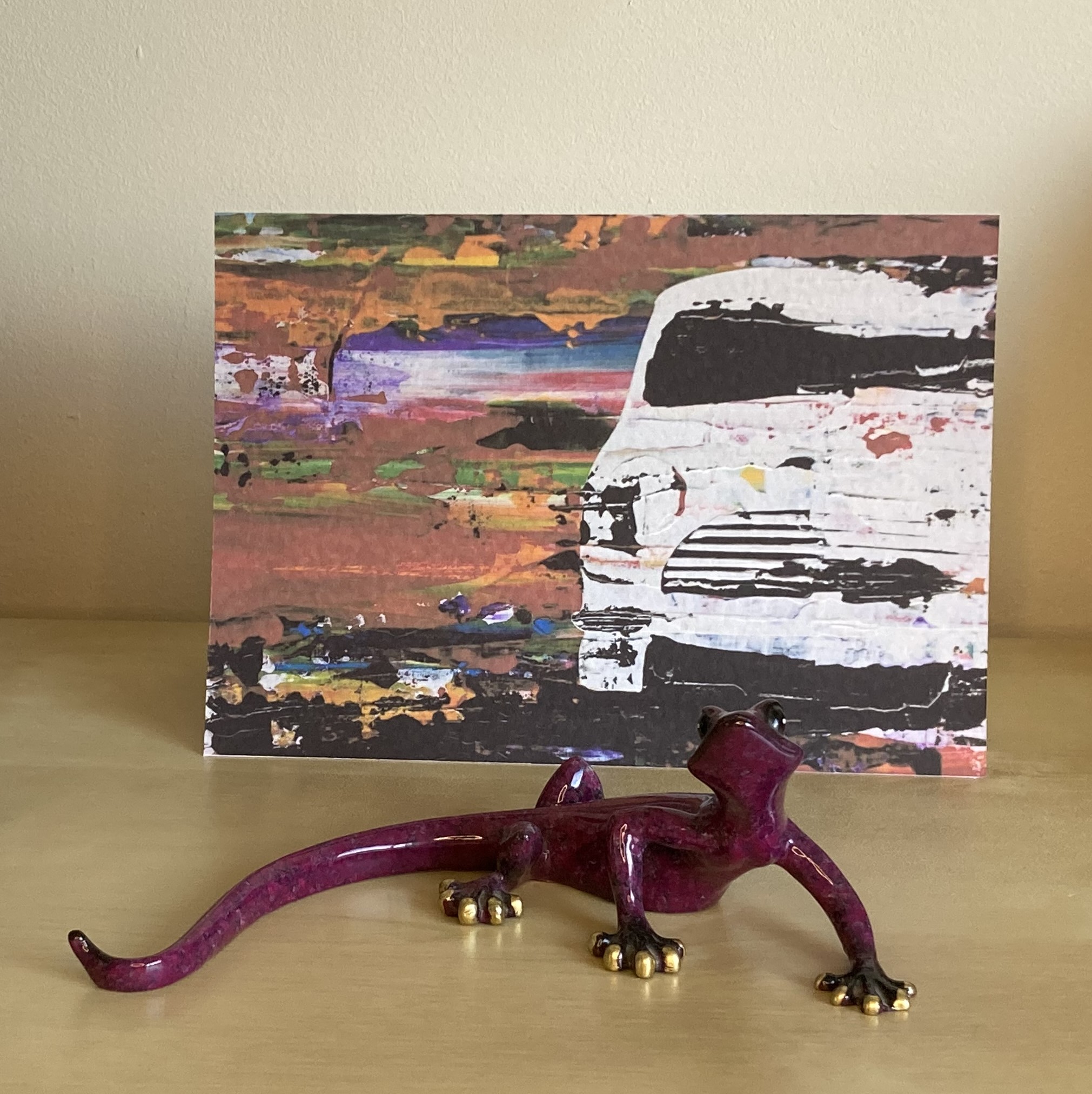 Mini greetings card from an acrylic painting by Louisa Hill